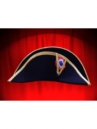 CHAPEAU BICORNE NAPOLEON GALON OR