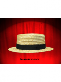 THE STRAW BOATER HAT OF BEGINNING OF CENTURY