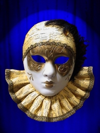 MASKE VENEDIG PIERROT FLANSCH