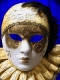 MASCHERA VENEZIA PIERROT FLANGIA