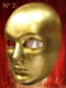 MASQUES VENISE VISAGE COMPLET OR ou ARGENT