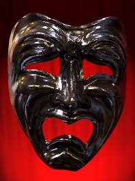 MASQUES VENISE VISAGE TRAGEDIE ou COMEDIE