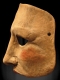 REALISTIC HALF FACE MASK PAPER MACHE