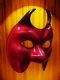 MASK RED DEVIL LEATHER OF VENICE CUEROS