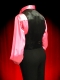 Jaqueta preta sem mangas. Colete de dançarina de flamenco espanhol, bolero andaluz