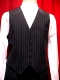 Men's suit waistcoat - (sleeveless jacket) in brocaded fabric