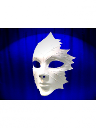 MASKE VENEDIG FALZT WEISS