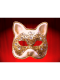 MASCHERA GATTO MACRAME E STRASS