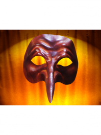 Leather masks Comedia del ARTE  ZANNI