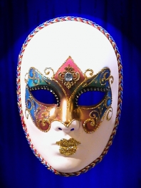 MASK OF VENICE says FACE ARCHOBALENO