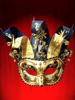 MASCHERA VENEZIANA COLOMBINA JOLLY