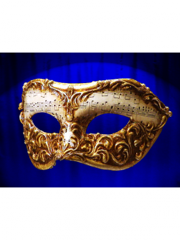 MASCHERA COLOMBINA MUSICA