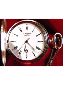 POCKET-WATCHES QUARTZ LARGE MODEL SILVER