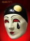 MASK PIERROT ALONE PAPIER MACHE