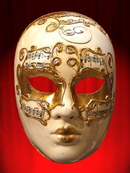 VENETIAN FACE MASK MUSIC