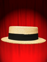 THE TRUE STRAW BOATER HAT