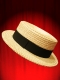 THE TRUE STRAW BOATER HAT