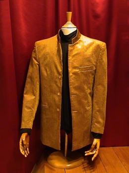 JACKET GRAND FATHER IN VELVET CORDUROY