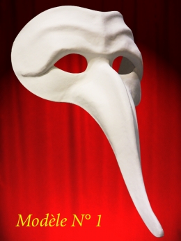 MASCHERA COMMEDIA DELL' ARTE NASO LUNGO  SL