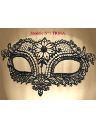 MASK COLOMBINA OF VENICE IN LACE BURANO