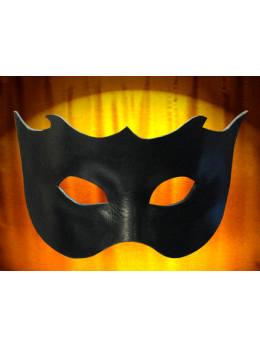 MASK OF VENICE IN LEATHER COLOMBINA 5 TIPS