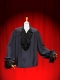 FRILLED MAN SHIRT ALL MADE OF LACE crêpe