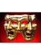 GOLDEN MASKS VENICE 3 FACES COMEDY-TRAGEDY-NEUTRAL