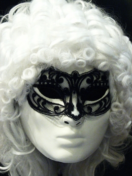 MASCHERA IN PIZZO FINE E FLESSIBILE