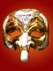 LONG NOSE ZANNI DECORATED MASK COMEDIA