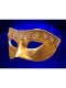 Maske colombina von Venedig mit Strass und MACRAME DRITTA