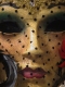 MASK VENICE FACE DECORATED The 30s WITH FEATHERS