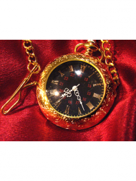 QUARTZ GOLDED-PLATED POCKET WATCH TNG