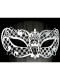 MASCHERA COLOMBINA VENEZIANA FILIGRANA IN METALLO "BRILLINA" Con strass