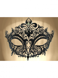 VENETIAN FILIGREE COLOMBINA MASK IN METAL "GIGLIETTO"