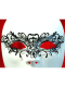 VENETIAN FILIGREE COLOMBINA MASK IN METAL "LA TATOO"