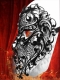 BIG METALLIC FILIGREE MASK "GHOST OF THE OPERA"