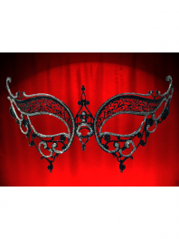 VENETIAN MASK FILIGREE IN METAL "BACIO BRILL"