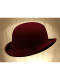 REAL BOWLER DERBY HAT BORDEAUX FRANCE