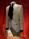 THE REDINGOTE WHITE TIE WITH COLLAR "EMPIRE" - BROCHE