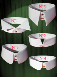 5 DETACHABLE OR REMOBABLE COLLARS