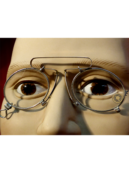 LORGNETTE - SPRING BRIDGE PINCE-NEZ OLD EYEGLASSES MODEL 1