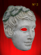 MYTHOLOGICAL MASK OF the GREEK THEATER OF YOUNG MAN or EPHEBE