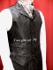 SUIT VEST or SLEEVELESS JACKET PERIOD 1900 - VICTORIAN or WESTERN - WAISTCOAT