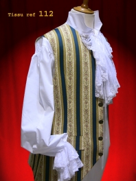 Lange Theaterweste – 18 – 19  Jahrhundert – ärmellose Jacke aus venezianischem Anzug