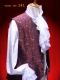 GILET LONG THEATRE EPOQUE 18ème et 19ème SIECLE - VESTE SANS MANCHE COSTUME VENITIEN