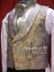 DOUBLE-BREASTED SUIT WAISTCOAT WITH COLLAR - SLEEVELESS JACKET PERIOD 1900 - VICTORIAN or WESTERN