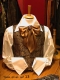 DOUBLE-BREASTED SUIT WAISTCOAT WITH COLLAR - SLEEVELESS JACKET PERIOD 1900 - VICTORIAN or WESTERN